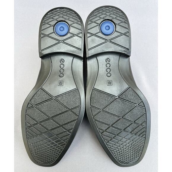 ECCO Melbourne Derby Dress Leather Shoes Black Men\'s 8-8.5 US Size NEW main image 8